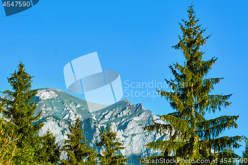 Image of Caraiman Peak in the Bucegi Mountains