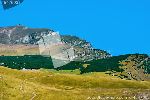 Image of Caraiman Peak in the Bucegi Mountains