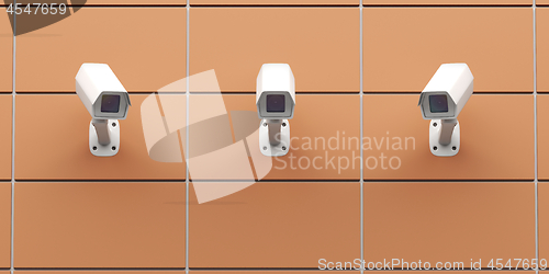 Image of CCTV cameras mounted on the wall