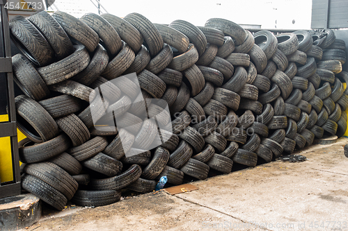 Image of Pile of tyres