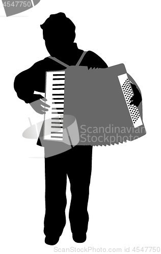 Image of Accordionist boy