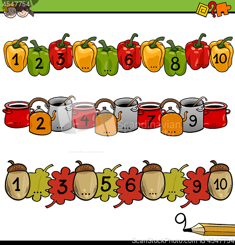 Image of mathematical counting activity