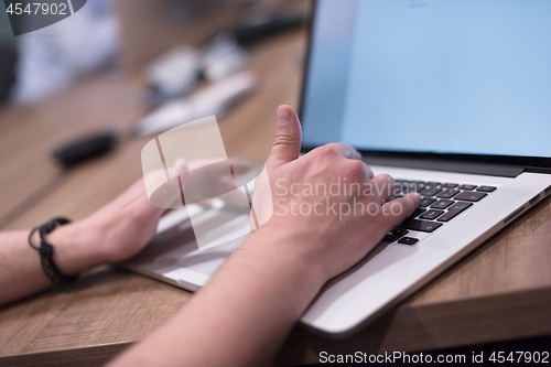 Image of Startup Business Team At A Meeting at modern office building