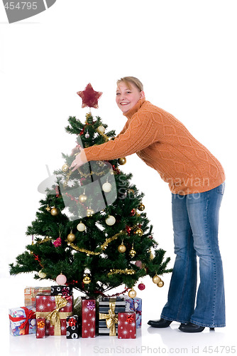 Image of Happy Christmas girl 