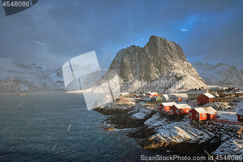 Image of Hamnoy fishing village on Lofoten Islands, Norway