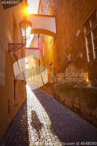 Image of Prague old city street