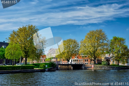 Image of Canal in Haarlem, Netherlands