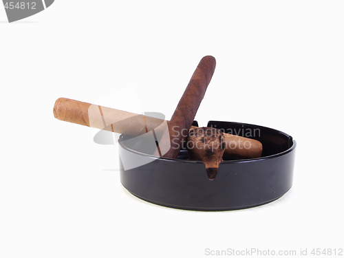 Image of Cigars and Ashtray