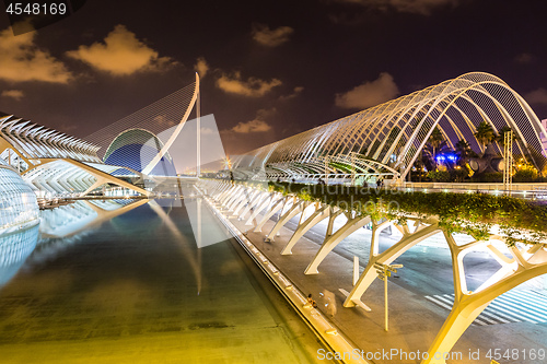 Image of City of arts and sciences  in Valencia, Spain