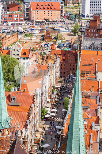 Image of Gdansk, aerial view, Poland