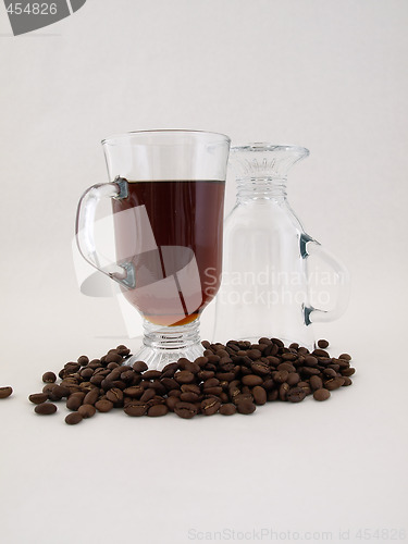 Image of Hot Coffee and Beans