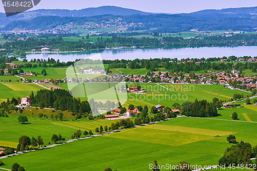 Image of Aerial View of Hohenschwangau 