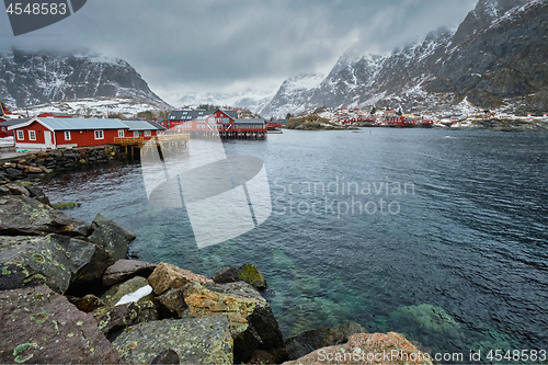 Image of A village on Lofoten Islands, Norway