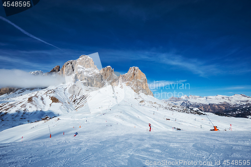 Image of Ski resort in Dolomites, Italy