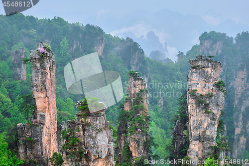 Image of Zhangjiajie mountains, China