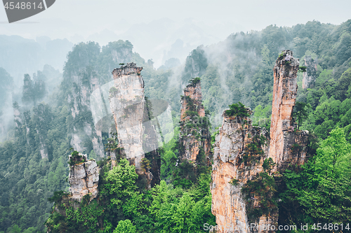 Image of Zhangjiajie mountains, China