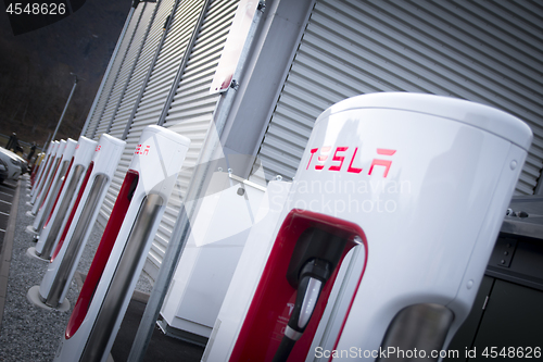 Image of Tesla Charging Station