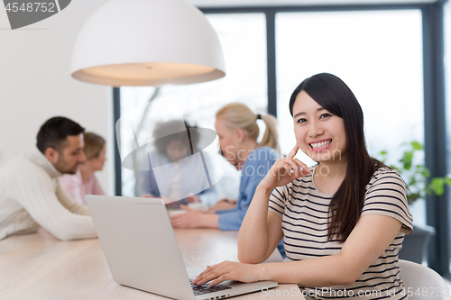 Image of Startup Business Team At A Meeting at modern office building