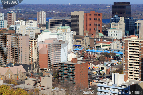 Image of General view of Downtown Hamilton, Ontario, Canada. 