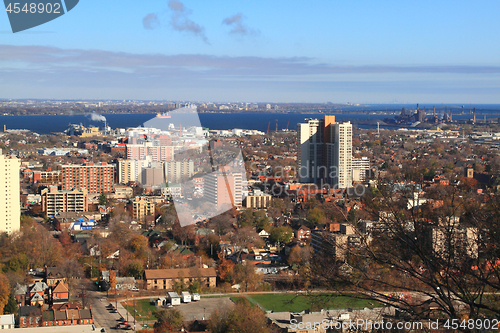 Image of General view East part of Hamilton, Ontario, Canada. 