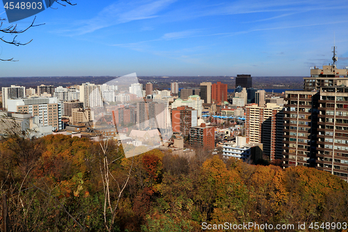 Image of General view Hamilton Central Ontario, Canada. 