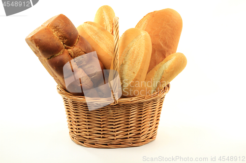 Image of Loafs of Special Breads in basket. 