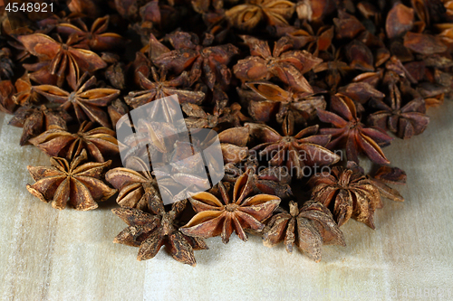 Image of Star Anise on pile. 