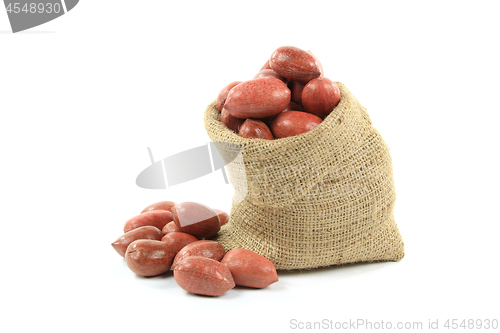 Image of Unshelled Pecan  Nuts. 