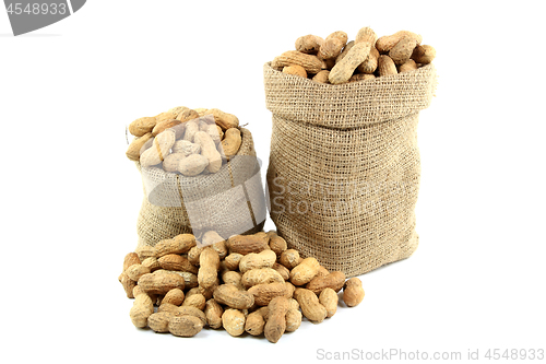 Image of Unshelled Roasted Peanuts  (Nuts with shells).