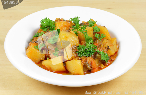 Image of  Vegetarian Potato stew. 