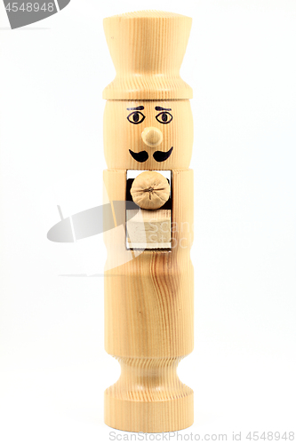 Image of Wooden nutcracker. 