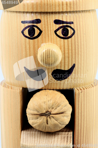 Image of Wooden nutcracker, upper part. 