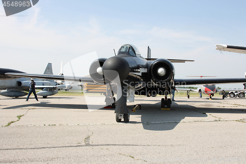Image of Turbo jet fighter CF-100. 