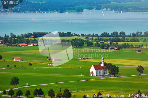 Image of Aerial View of Hohenschwangau