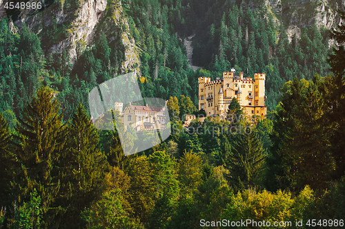 Image of Hohenschwangau Castle in Germany