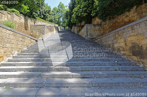 Image of Long Stairway