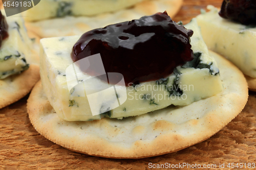Image of Blue Cheese Snack  Macro.