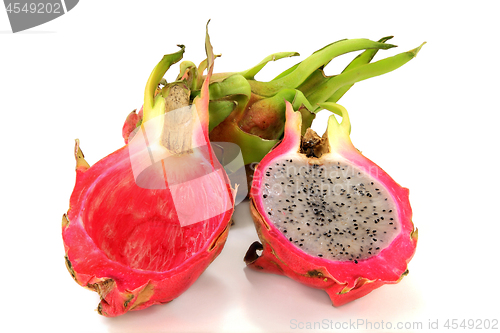 Image of Pitaya (PitaHaya) look inside. 