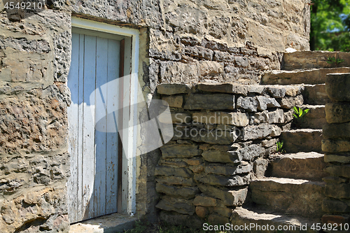 Image of Very old Building exterior.  