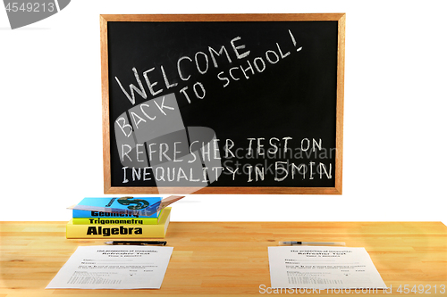 Image of Welcome Back to School - Math Class  