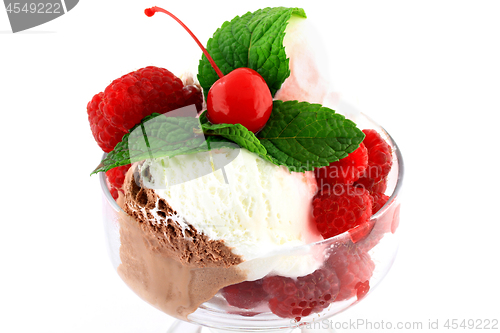 Image of Berry, Fruit and Icecream.  