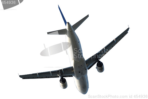 Image of Plane on white background