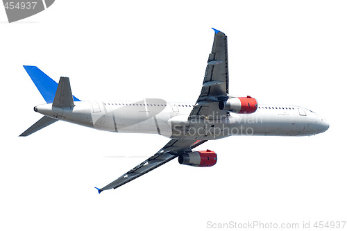 Image of Plane on white background