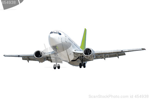 Image of Plane on white background