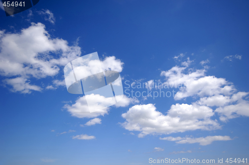 Image of Blue sky and clouds