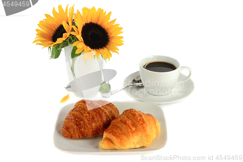 Image of Breakfast ? Croissants and Coffee. 