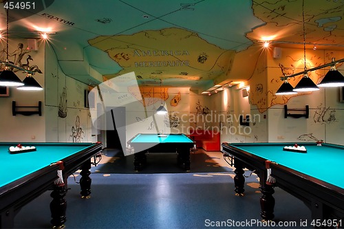 Image of Billiard tables