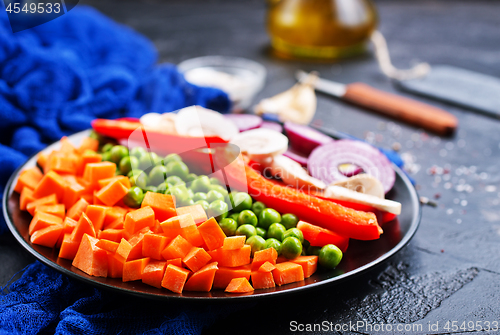 Image of mushrooms with vegetables