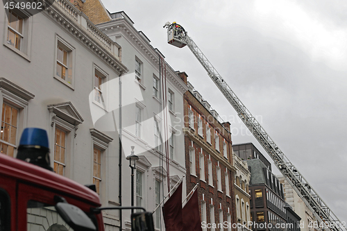 Image of Firefighters Aerial Ladder