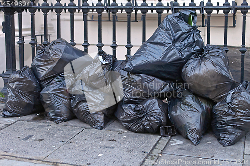 Image of Black Bags Trash